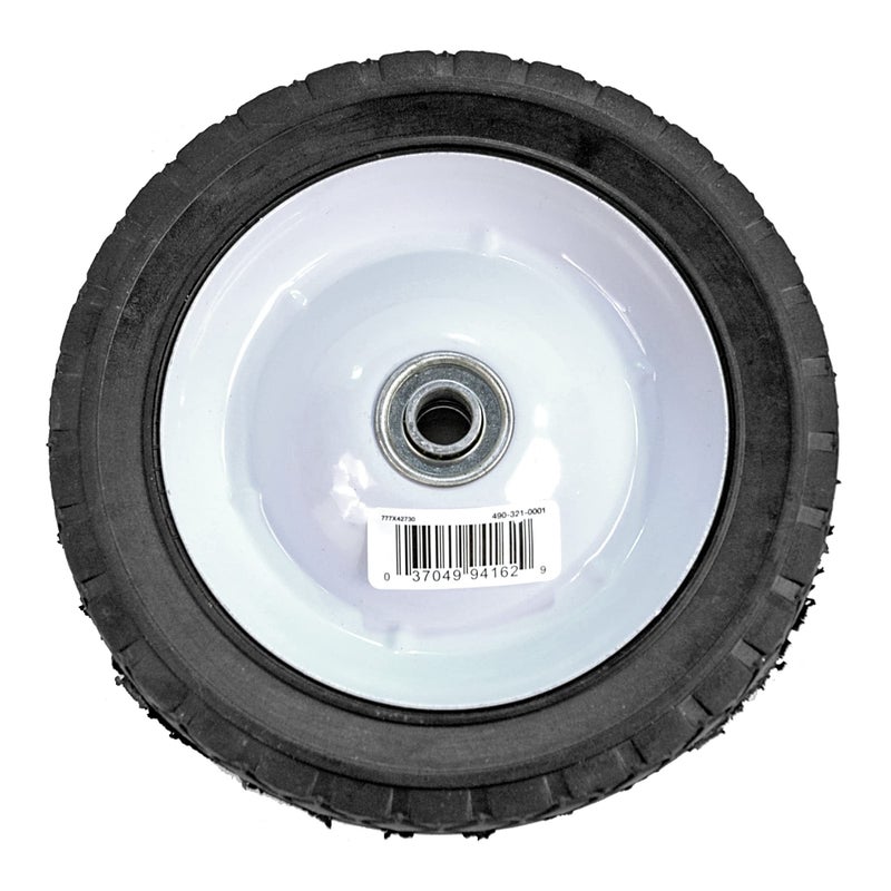 Arnold 7" Universal Replacement Steel Wheel with 55 lb. Load Rating, Black - Image 2